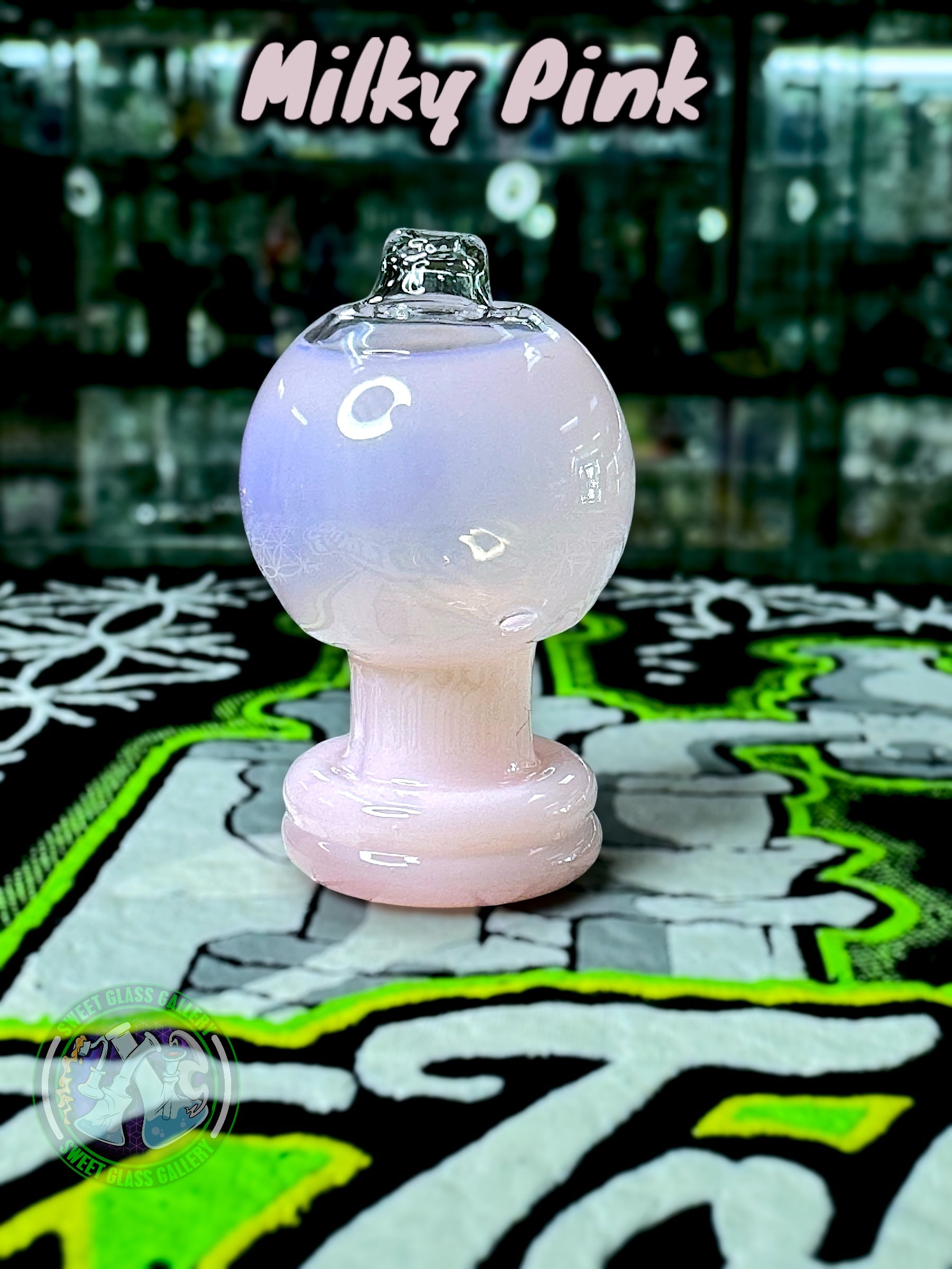 Zach Harrison - Bubble Carb Cap For Puffco & Carta (Milky Pink)