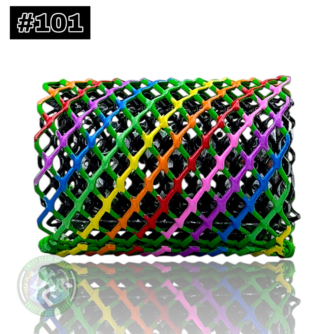 Mamba Guardzz - Heat Cage #101 Blazer GT8000 Guard (Green w/ Rainbow Stripes)