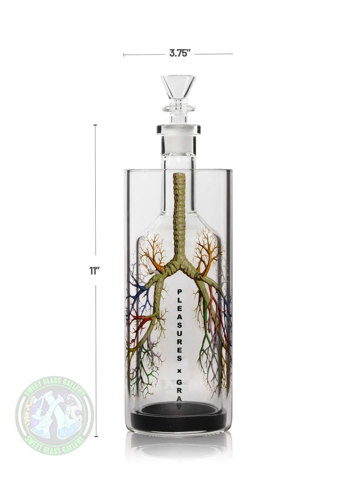 Grav x Pleasures - Gravitron Large - Breathe Again Gravity Bong