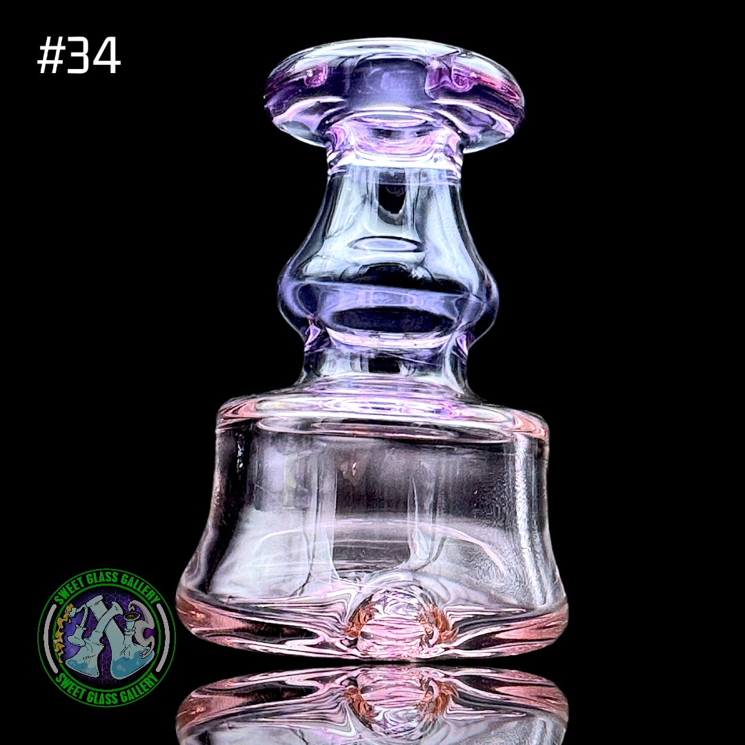 Evol Glass - Attachment #34 - Puffco Peak (Transparent Purple & Transparent Pink)