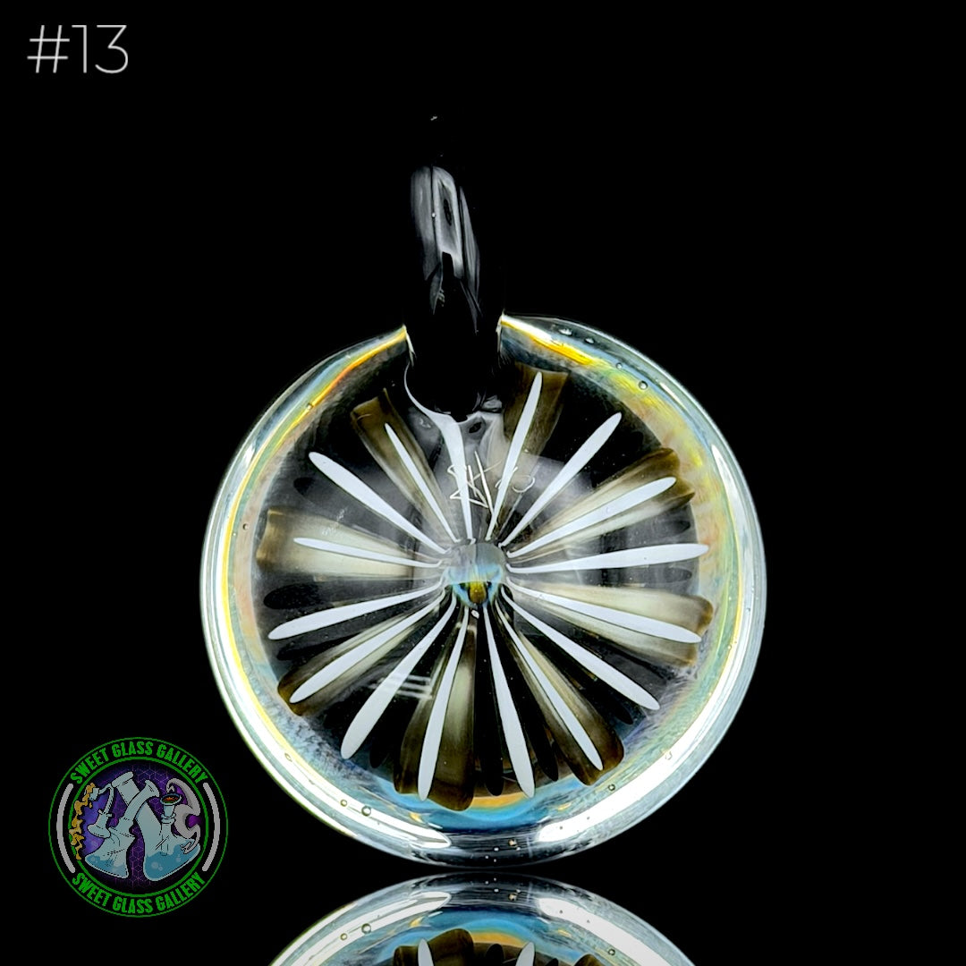 Steve H Glass - Pendant #13 - Face Implosion