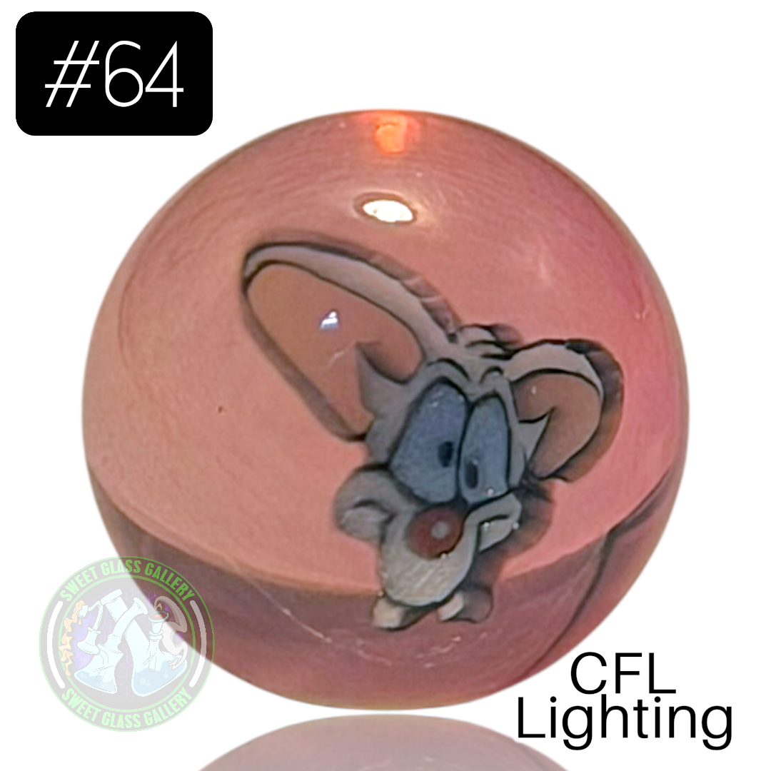 Keys Glass - Marble #64 (Pinky - Pinky & The Brain)
