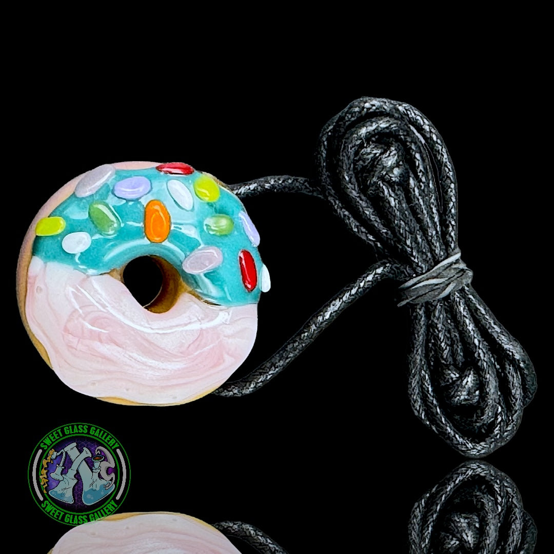 KGB Glass - Donut Pendant #1