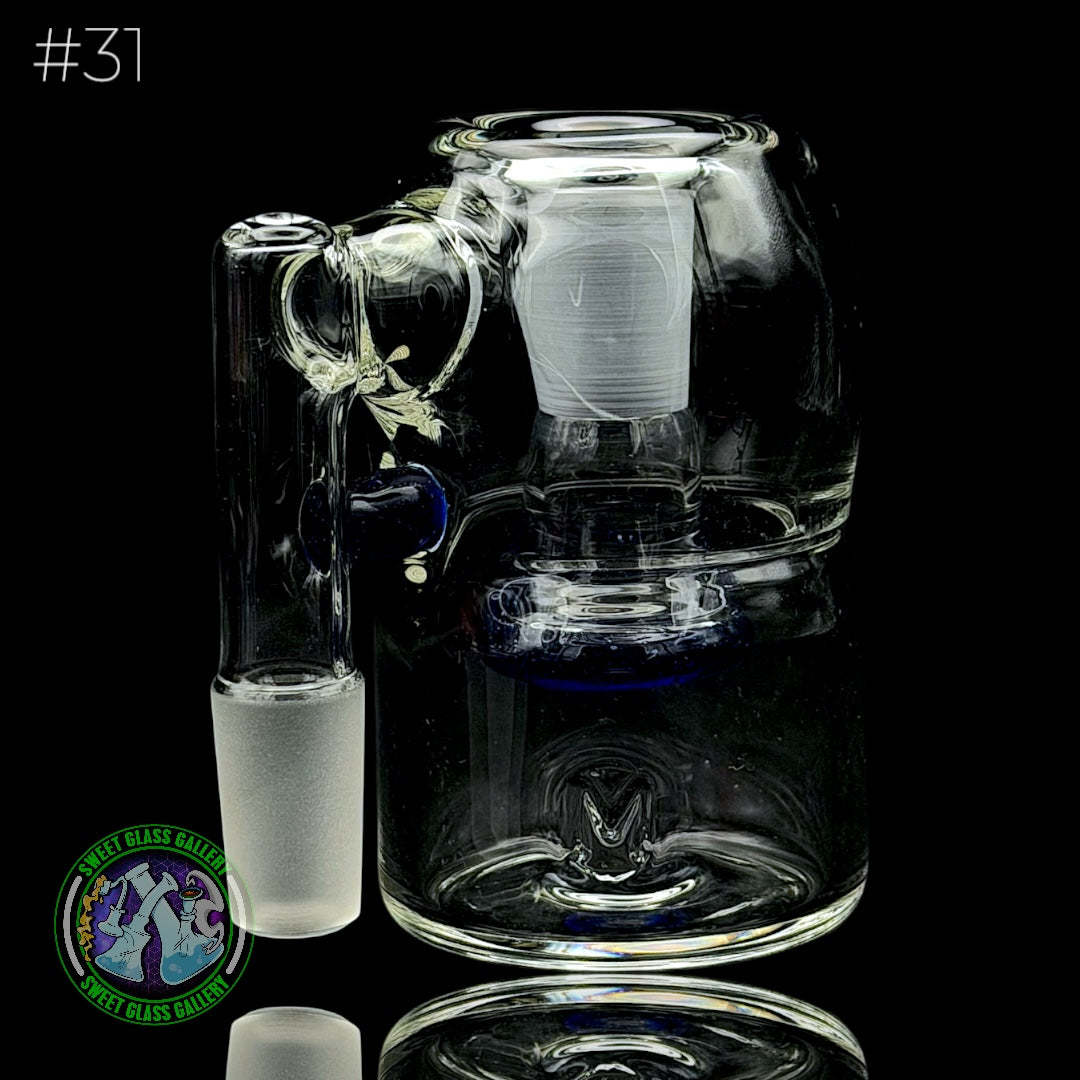 Fluid Glass - Ash Catcher 14mm - Dry #31 (Blue Blizzard)