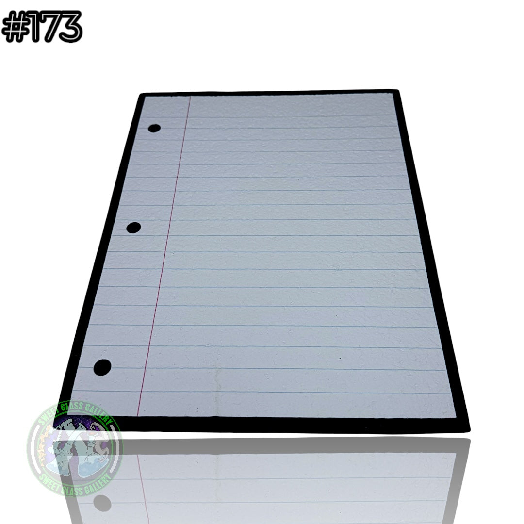 Moodmats - Dab Mat #173 - Sherbet (Lined Paper)