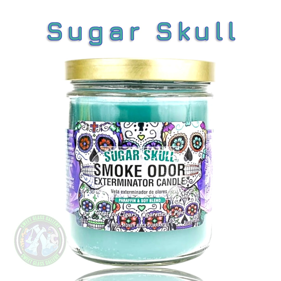 Smoke Odor Exterminator Candle -  Sugar Skull Scent