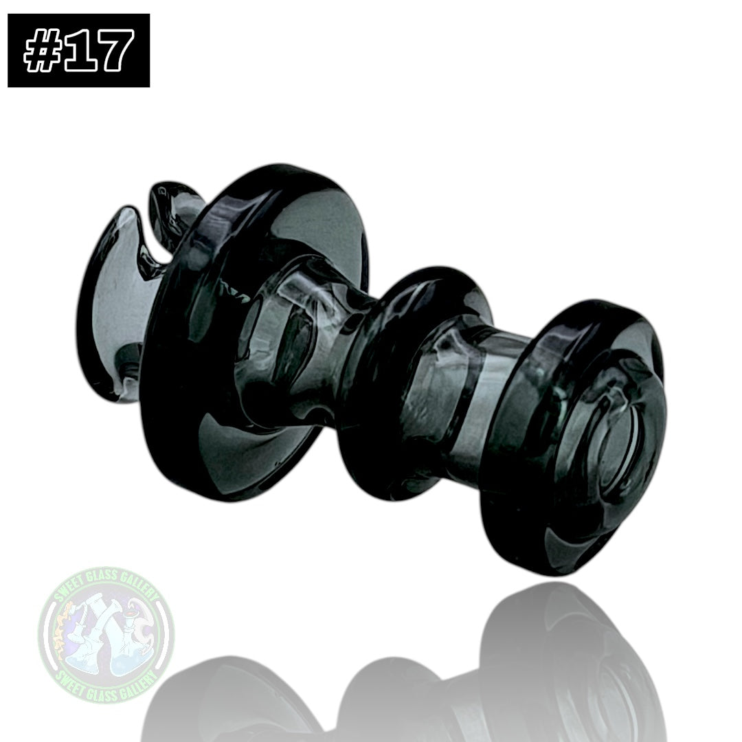 Rone Glass -Puffco Pivot Top #17 - Transparent Black