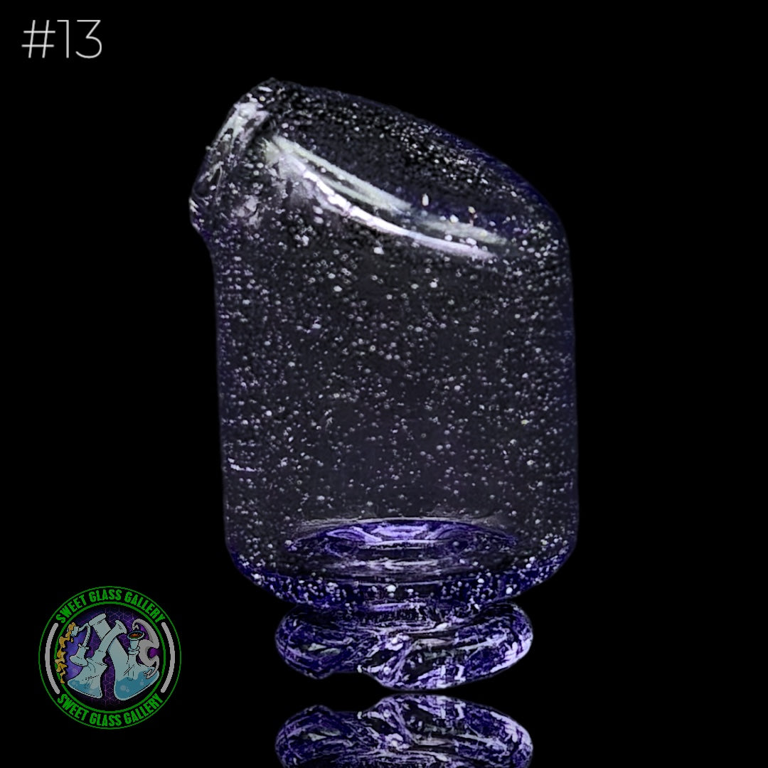 Kizmit Glass - Pivot Top #13 (Purple Lollipop)