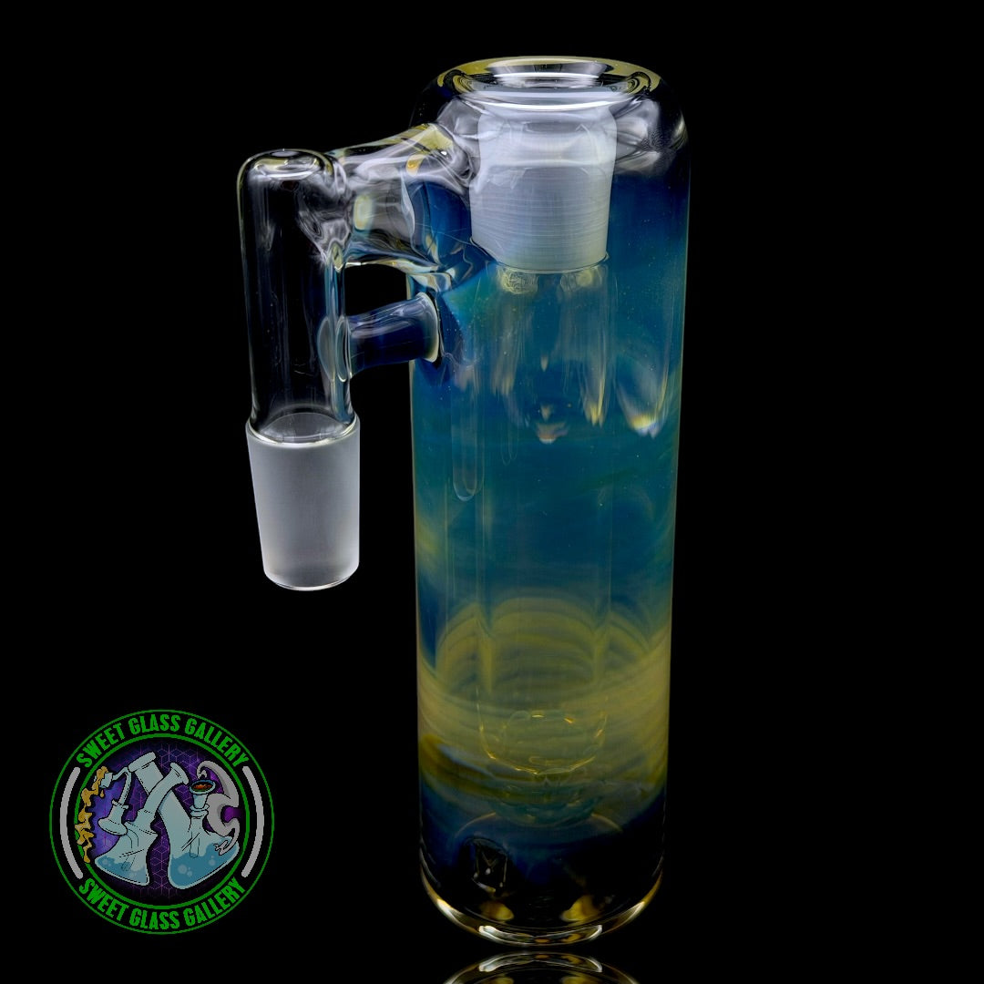 Fluid Glass - Ash Catcher #20 - 18mm Blue Amber Purple