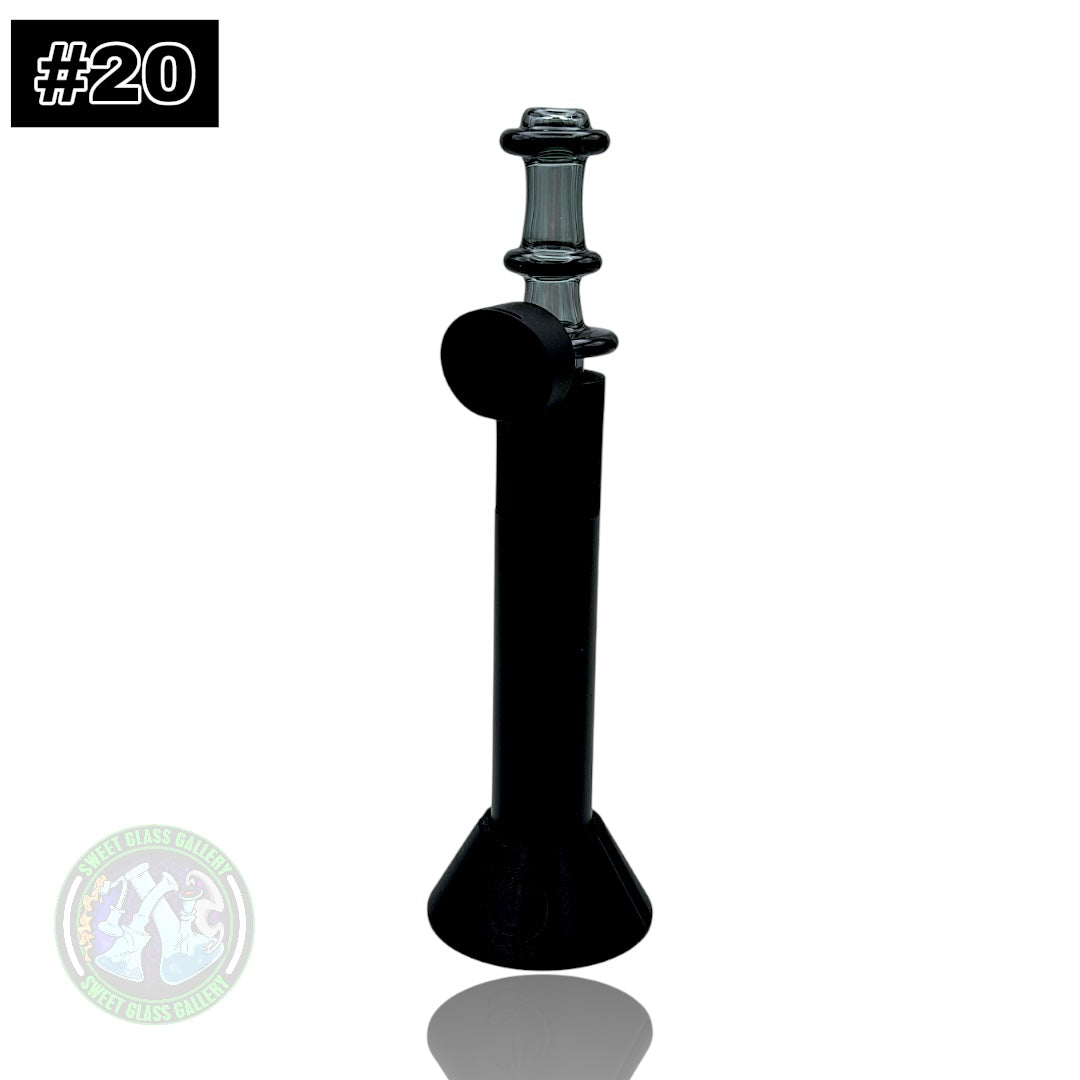 Rone Glass -Puffco Pivot Top #20 - Transparent Black