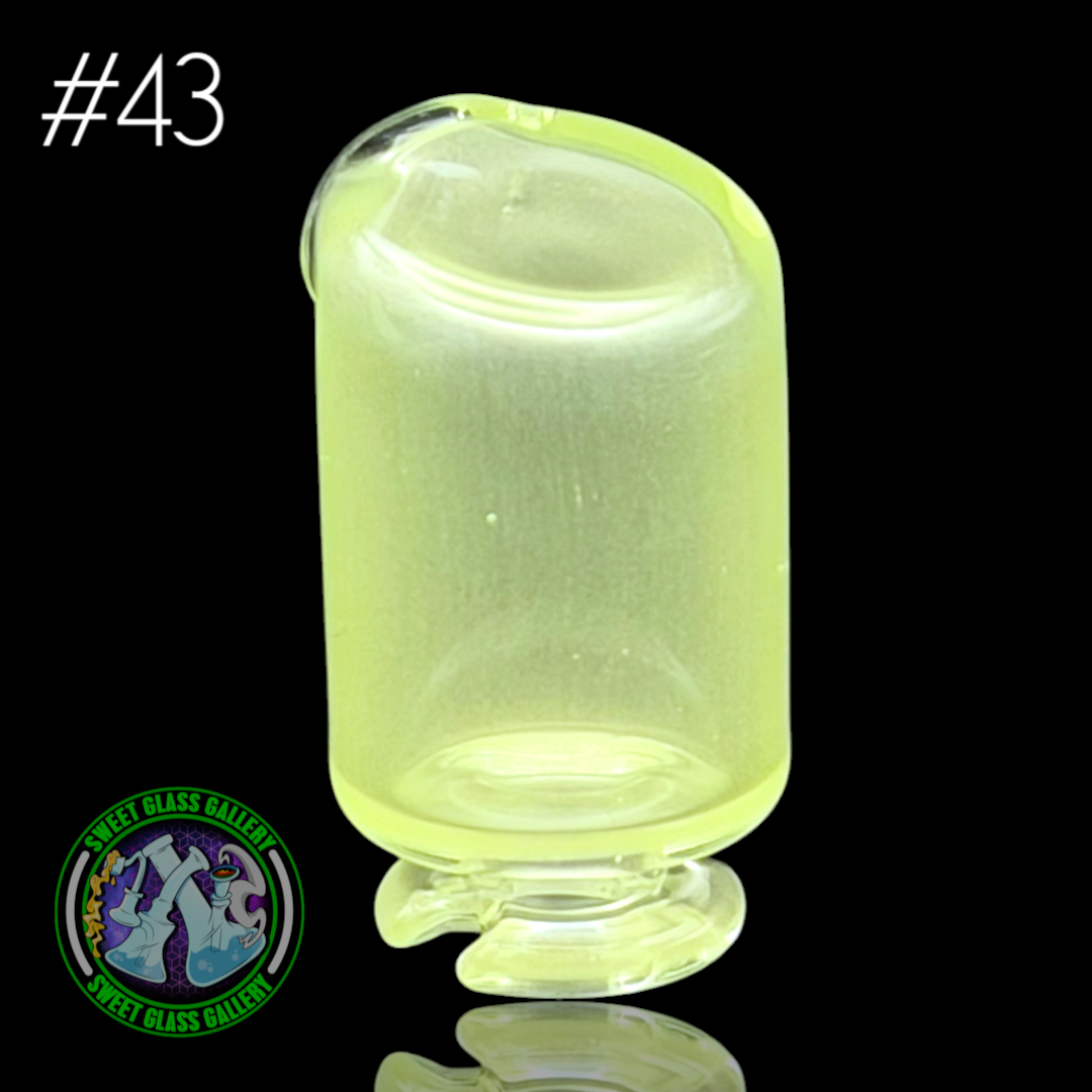 Kizmit Glass - Puffco Pivot Top #43 - Ghostidote