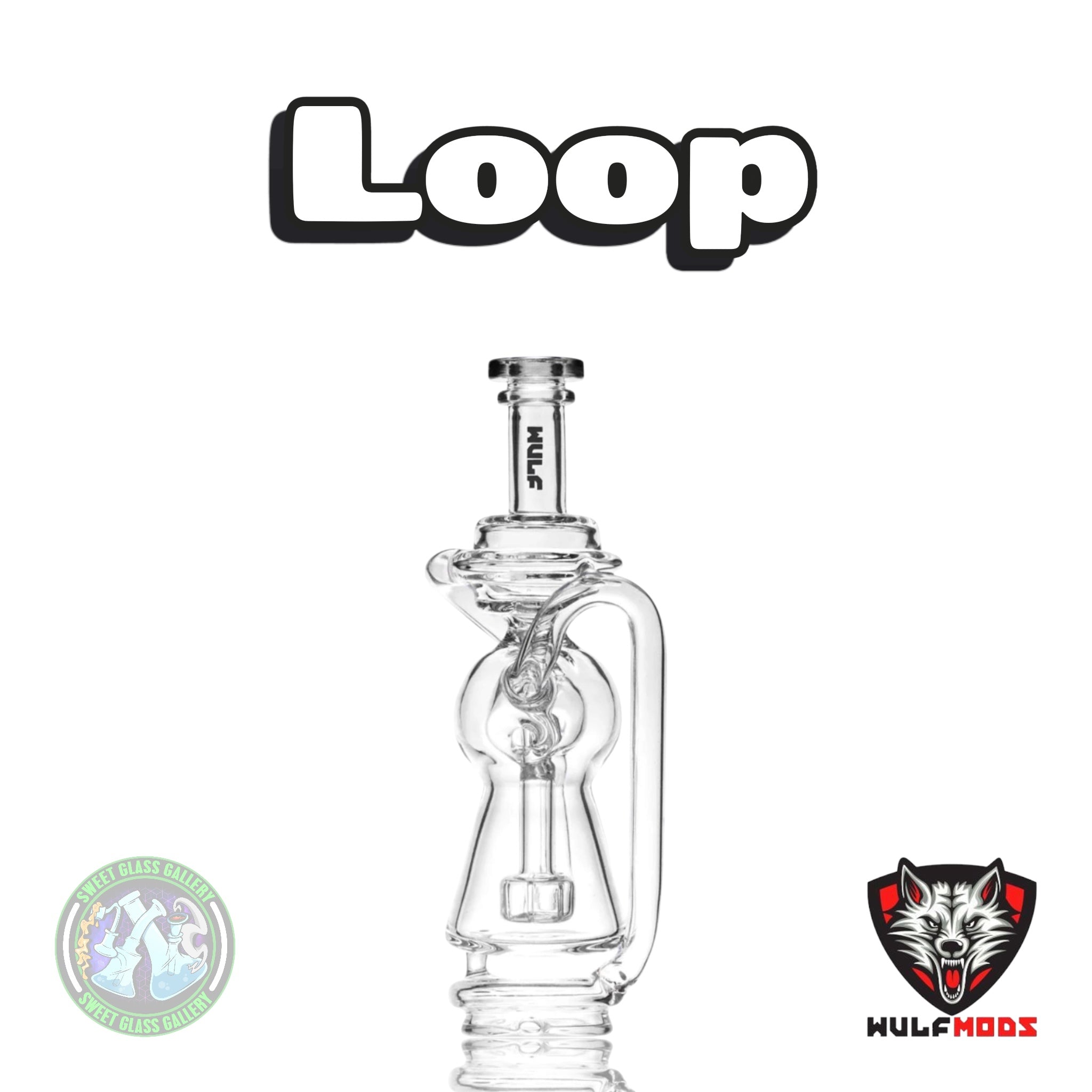 Wulf Mods - Puffco Attachment - Loop - Clear