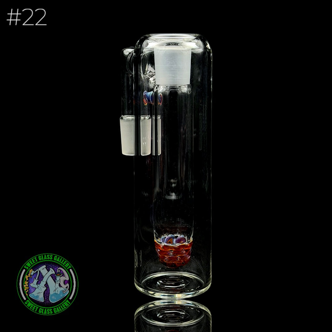 Fluid Glass - Ash Catcher 18mm  #22 (Amber Purple)