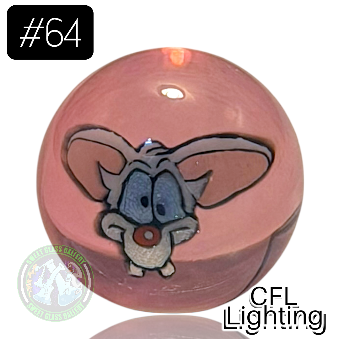 Keys Glass - Marble #64 (Pinky - Pinky & The Brain)