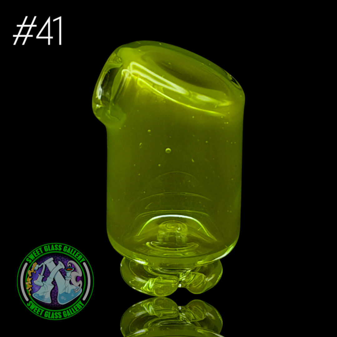 Kizmit Glass - Puffco Pivot Top #41 - Ghosted Timber