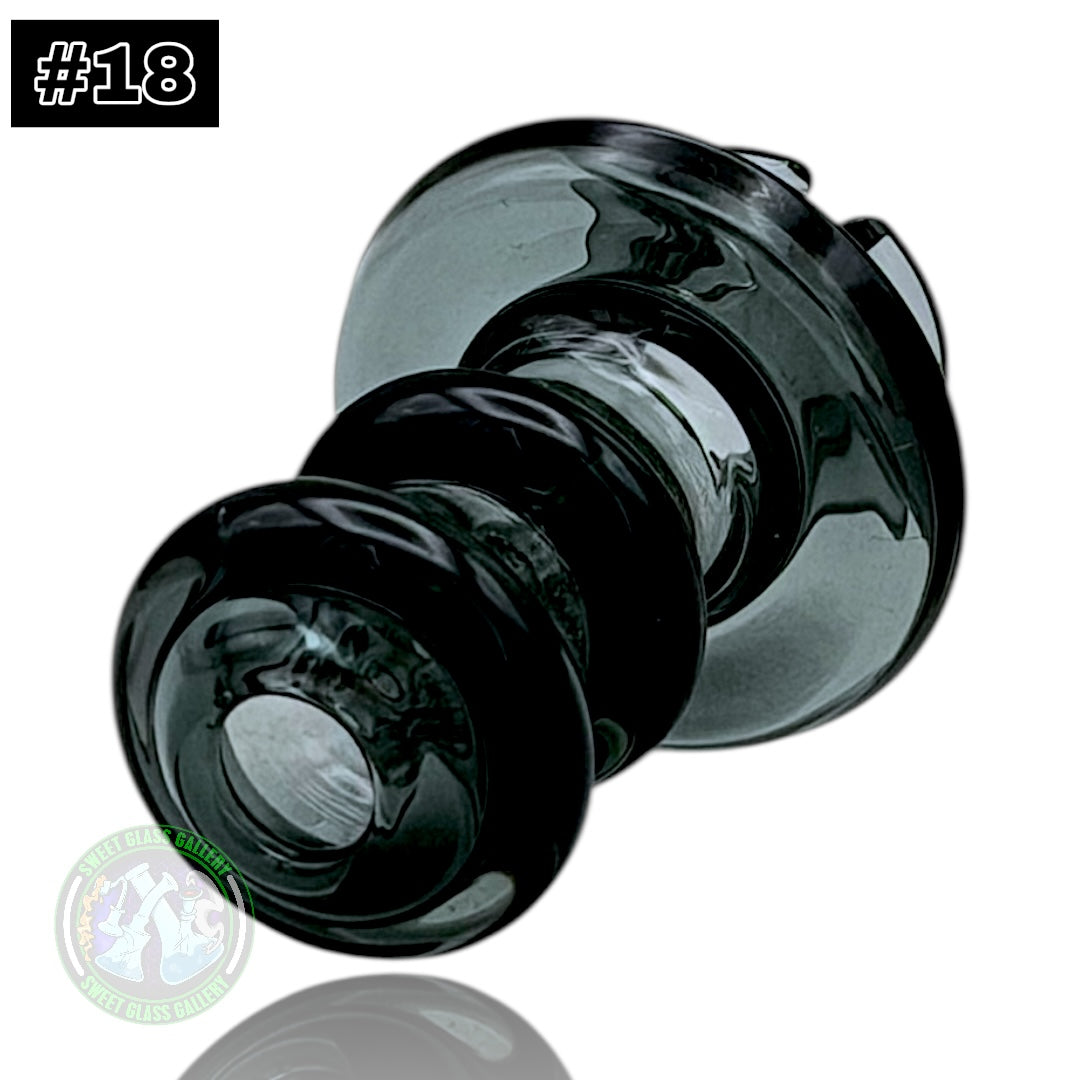 Rone Glass -Puffco Pivot Top #18 - Transparent Black