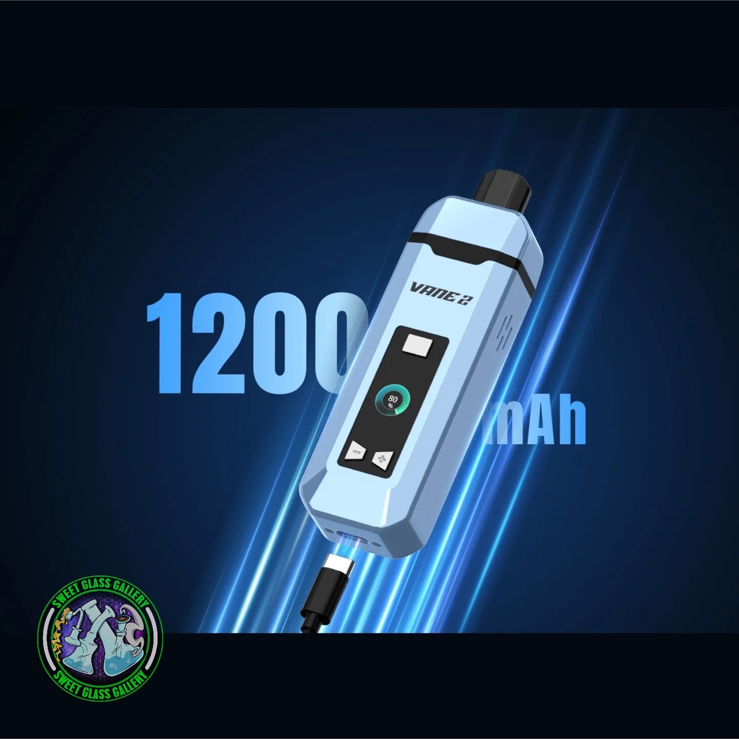 YoCan - Vane 2 - Obsidian Black - Dry Herb Vaporizor