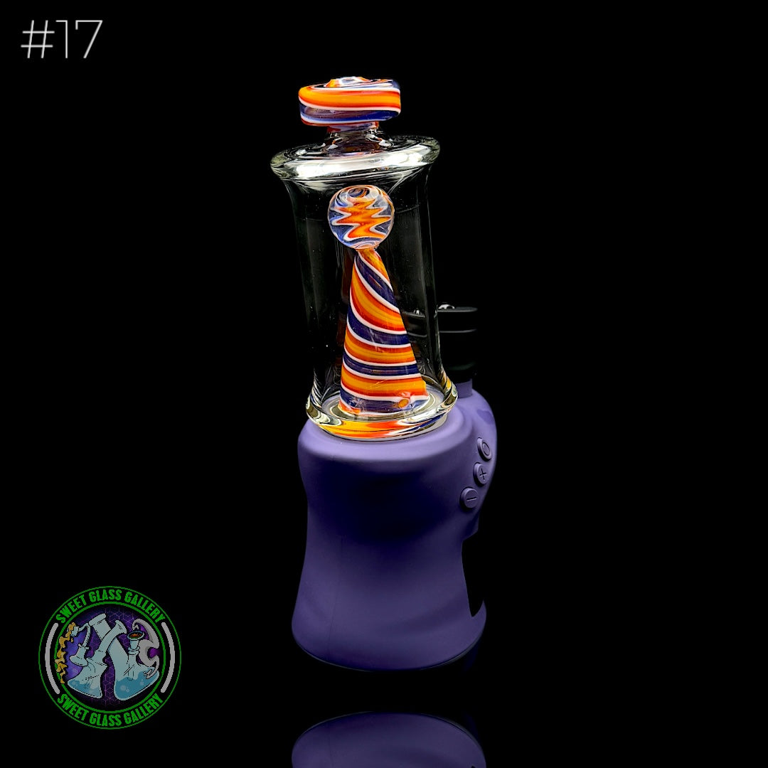 Toxic Glass - Focus V Carta Attachment #17 - Wigwag Red, Blue, Yellow & White