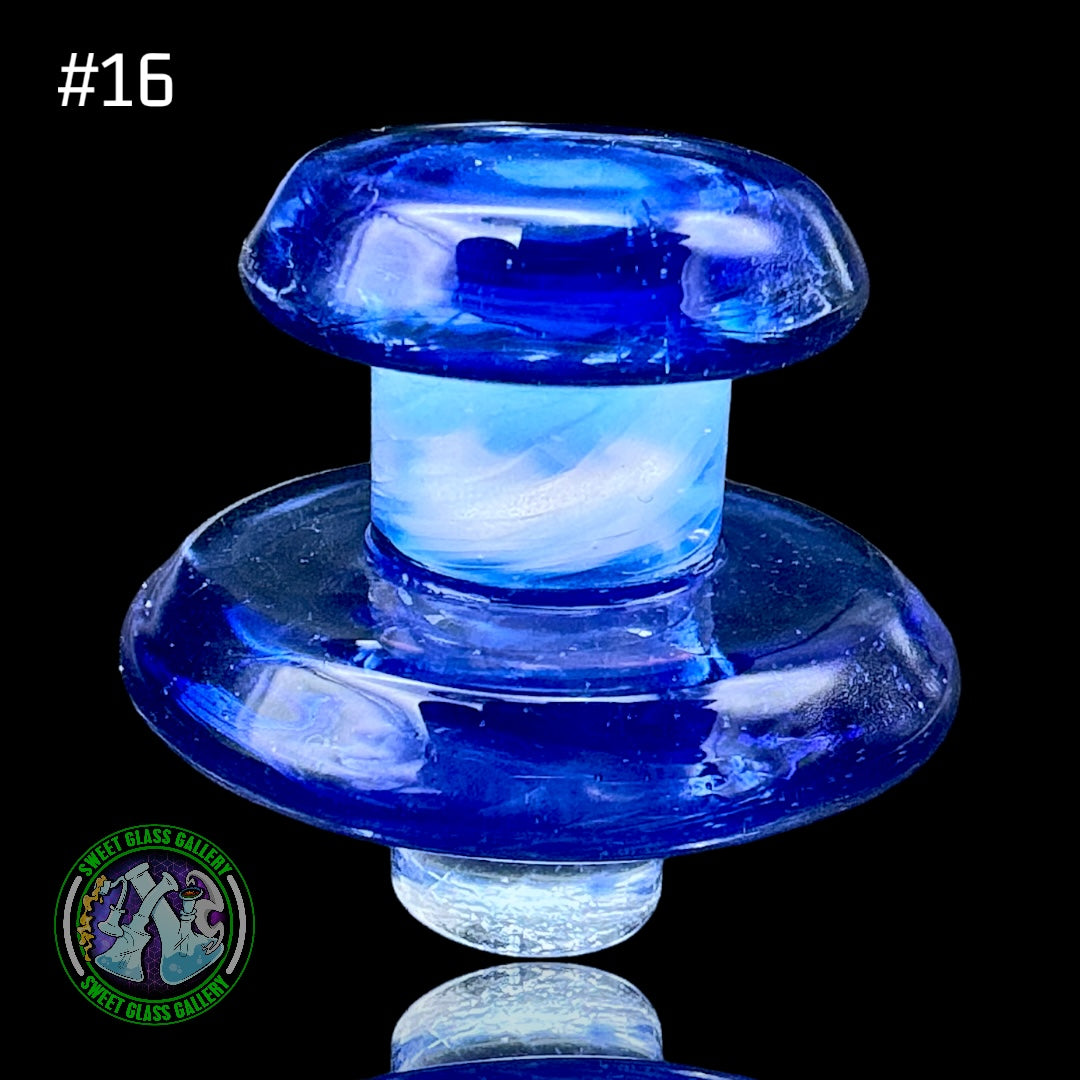 Camp Fire Quartz - Control Tower Cap #16 - Blue & Opaline