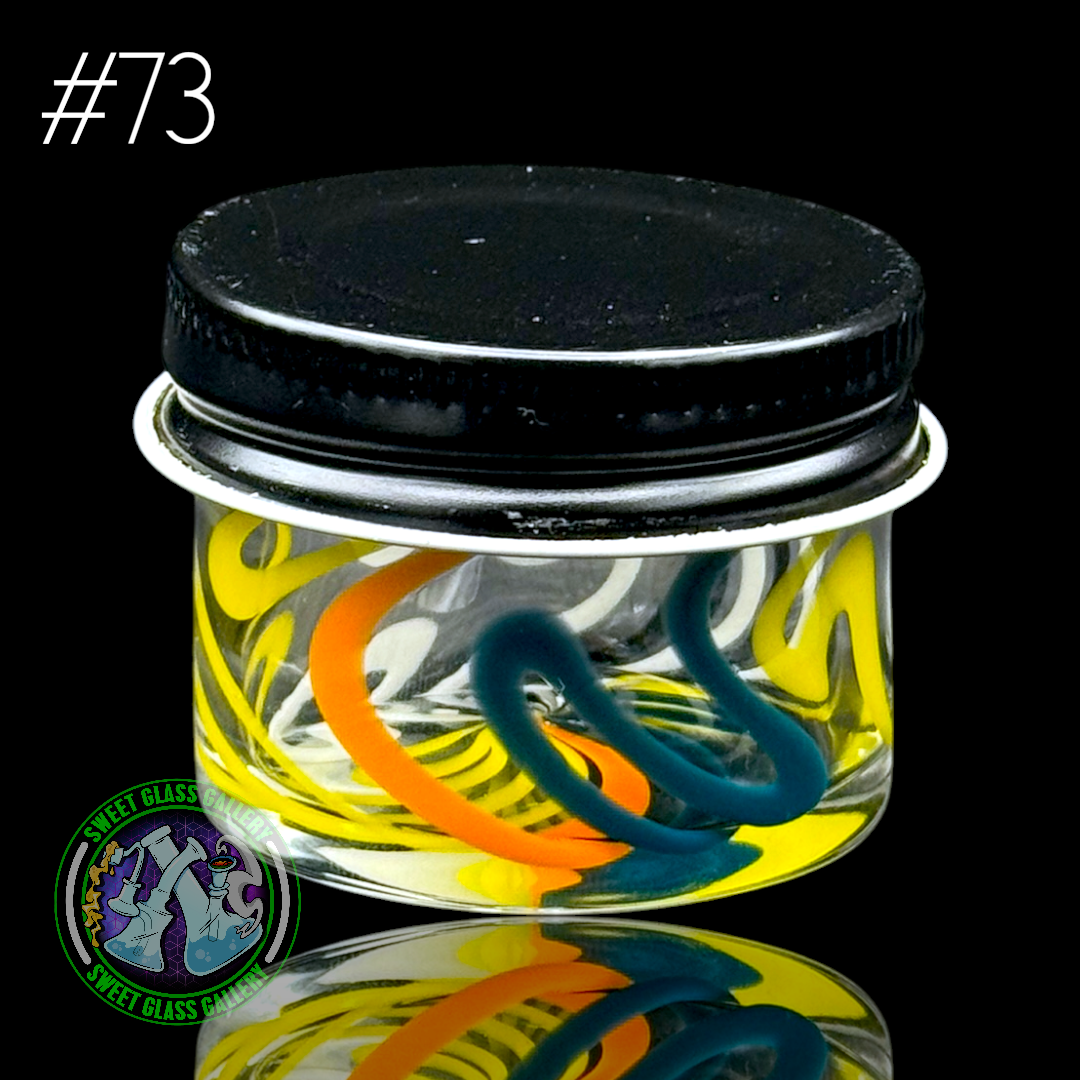 Ben’s Glass Art - Baller Jar #73 - Inside Out Tech