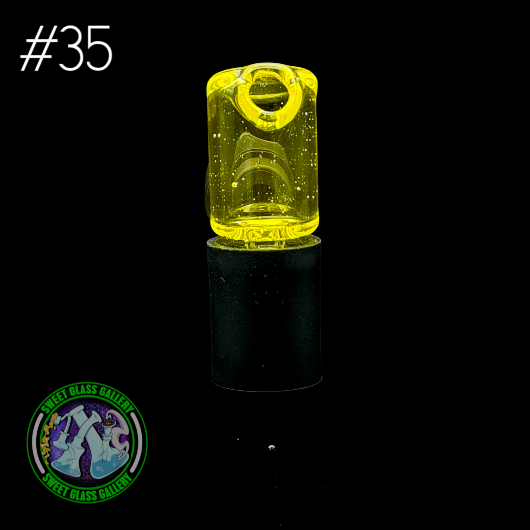 Kizmit Glass - Puffco Pivot Top #35 - Citron