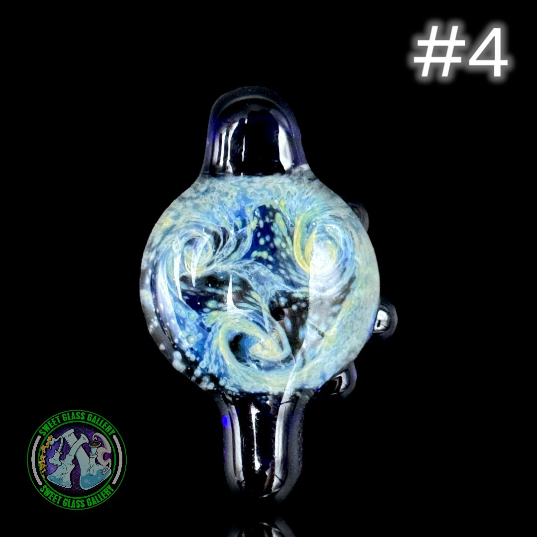 Ben’s Glass Art - Space Tech Baller Jar w/ Matching Pendant - #4