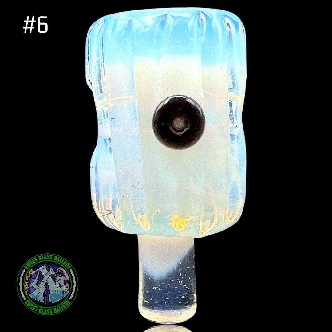 Rone Glass - Pendant #6 - Spray Tip (Secret White)