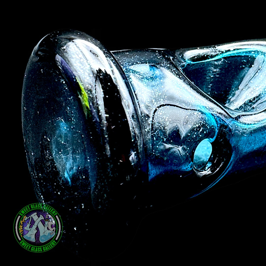 Rone Glass - Dry Pipe #1 - Spray Can (Blue Stardust)