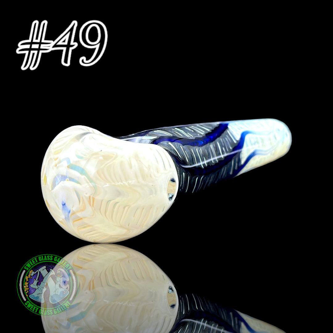 Daniel's Glass Art - German Glass Thick Hand Pipe #49