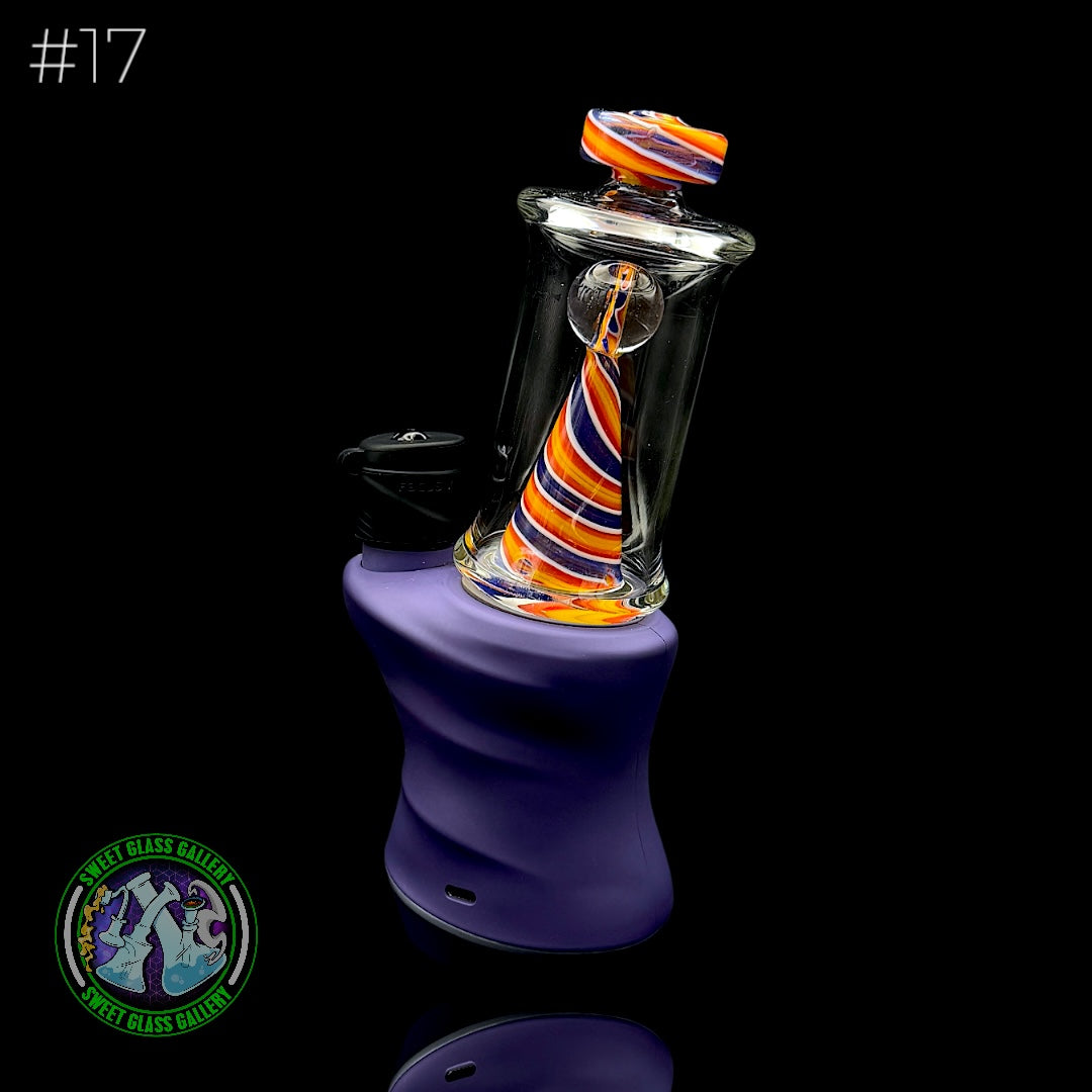 Toxic Glass - Focus V Carta Attachment #17 - Wigwag Red, Blue, Yellow & White