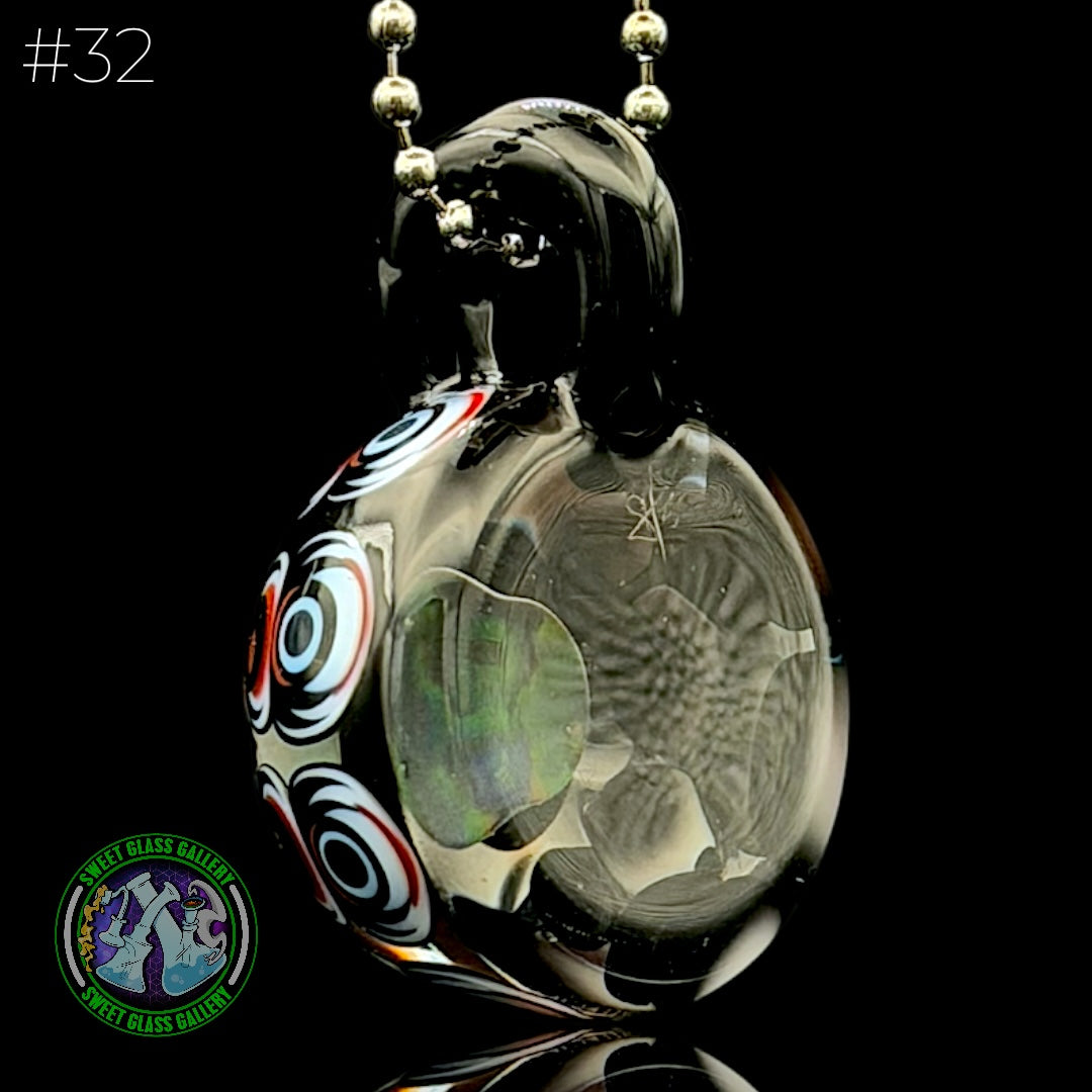 Steve H Glass - Pendant #32 - Dot Stack