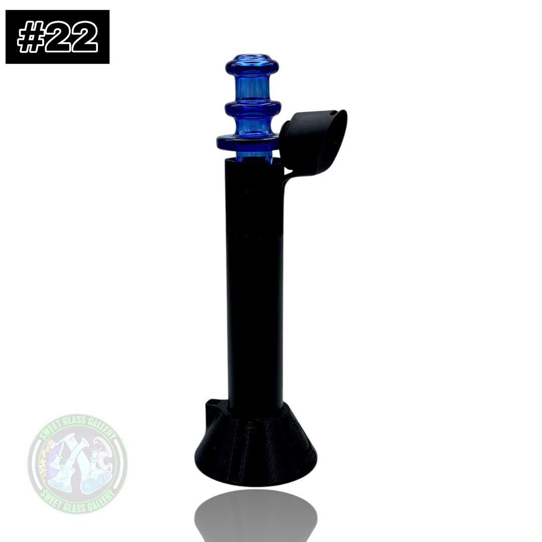Rone Glass -Puffco Pivot Top #22 - Cobalt Blue