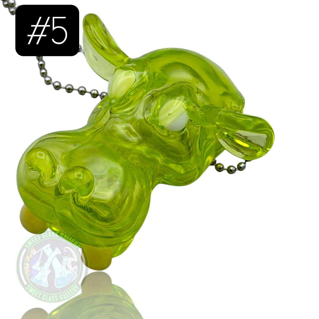 Tony Kazy Glass - Pendant #5 - Hippo Head