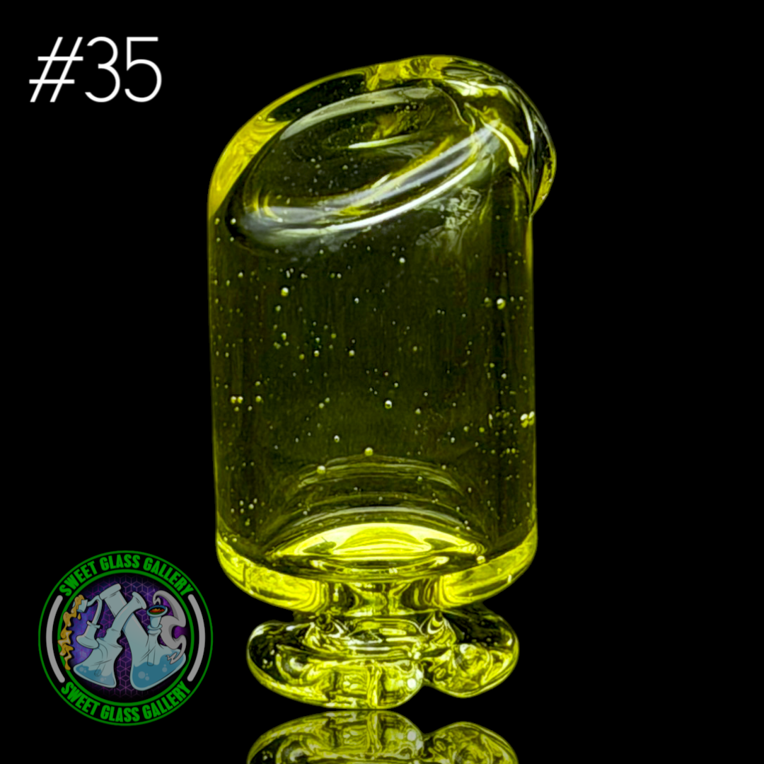 Kizmit Glass - Puffco Pivot Top #35 - Citron