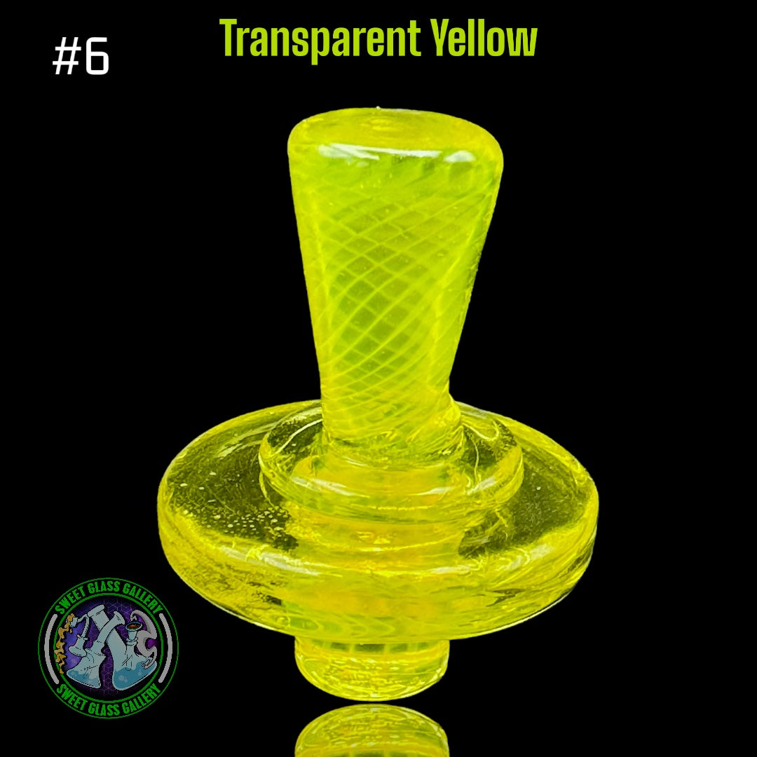 Camp Fire Quartz - Control Tower Cap #6 - Transparent Yellow