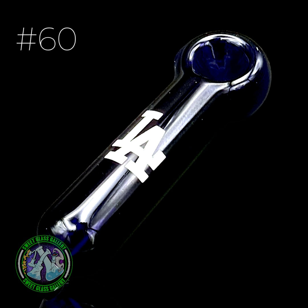 Daniel's Glass Art - Dry Pipe #60 (Los Angeles Dodgers)