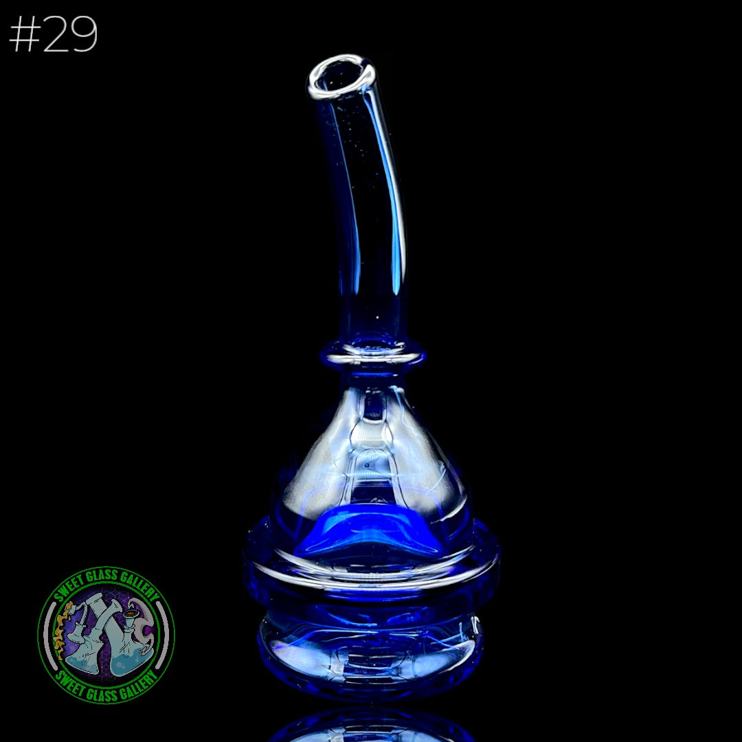 Zach Harrison - Puffco Peak Attachment #29 - Short Path Sipper Dry (Light Cobalt Blue)