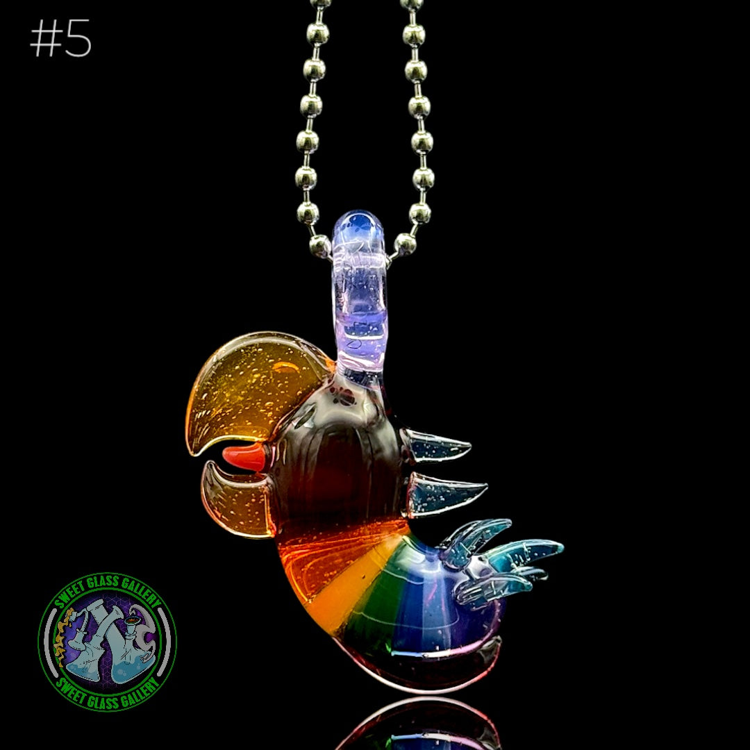 RJ Glass - Pendant - Bird #5
