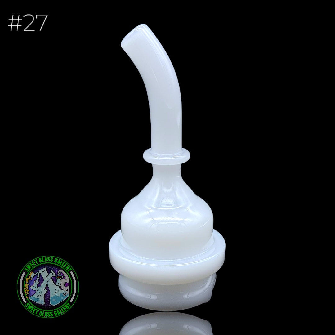 Zach Harrison - Puffco Peak Attachment #27 - Short Path Sipper Dry (Jade White)