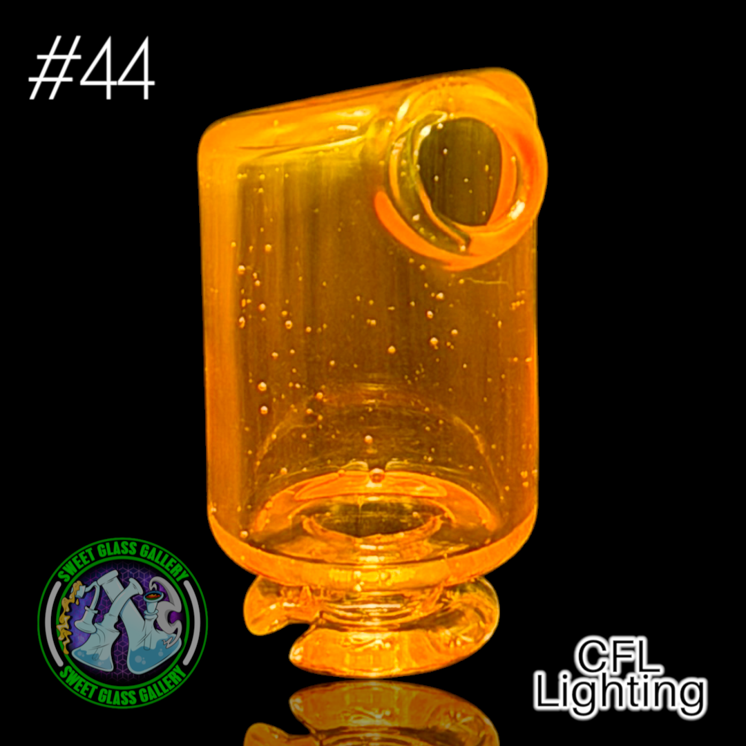 Kizmit Glass - Puffco Pivot Top #44 - Citrus (CFL)