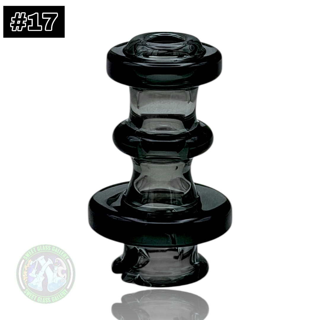 Rone Glass -Puffco Pivot Top #17 - Transparent Black