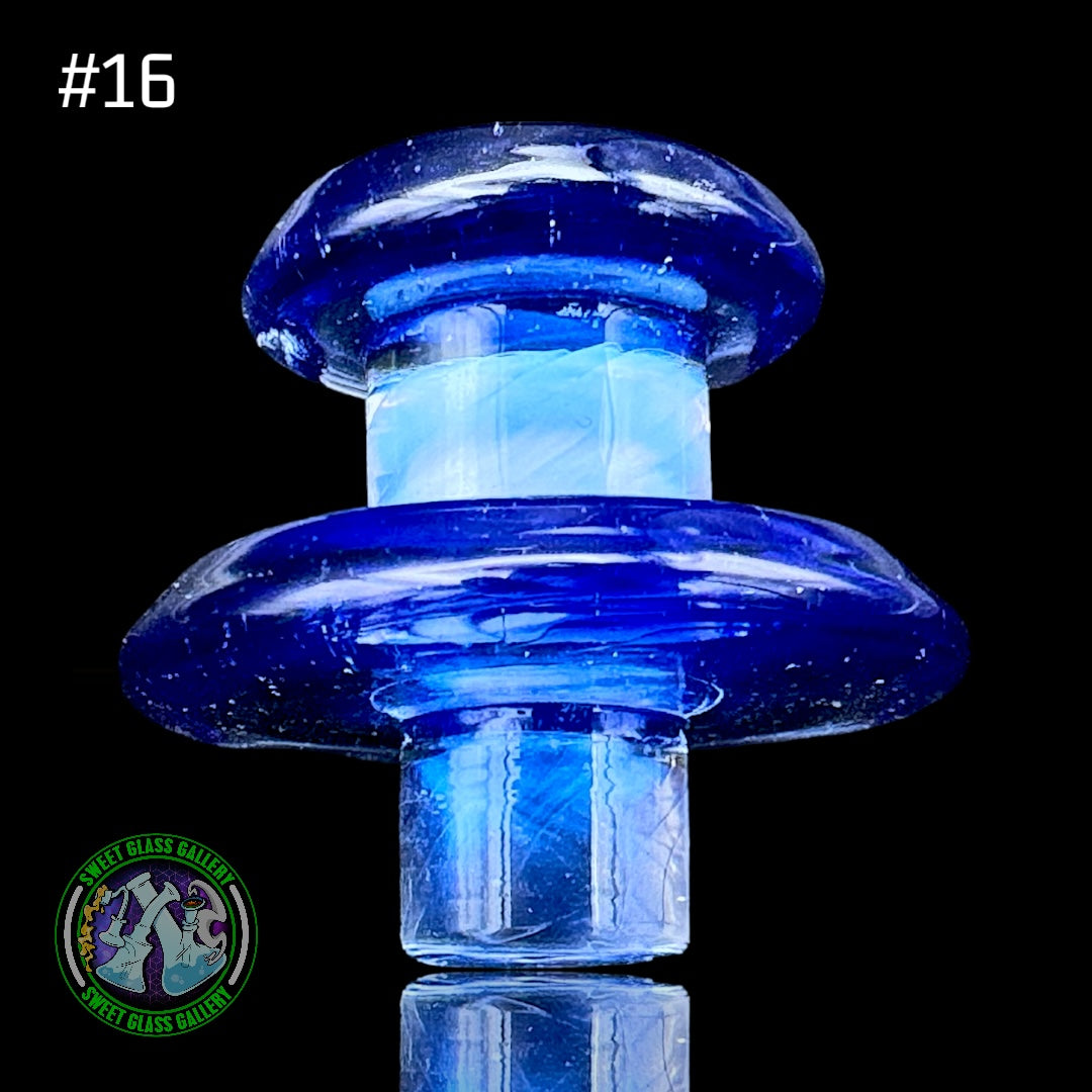 Camp Fire Quartz - Control Tower Cap #16 - Blue & Opaline