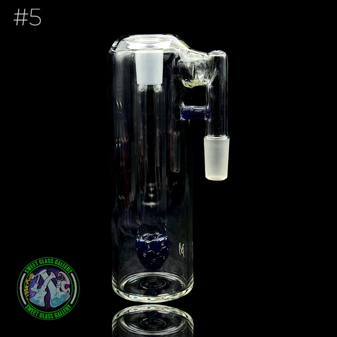Fluid Glass - Ash Catcher 14mm  #5 (Blue Blizzard)
