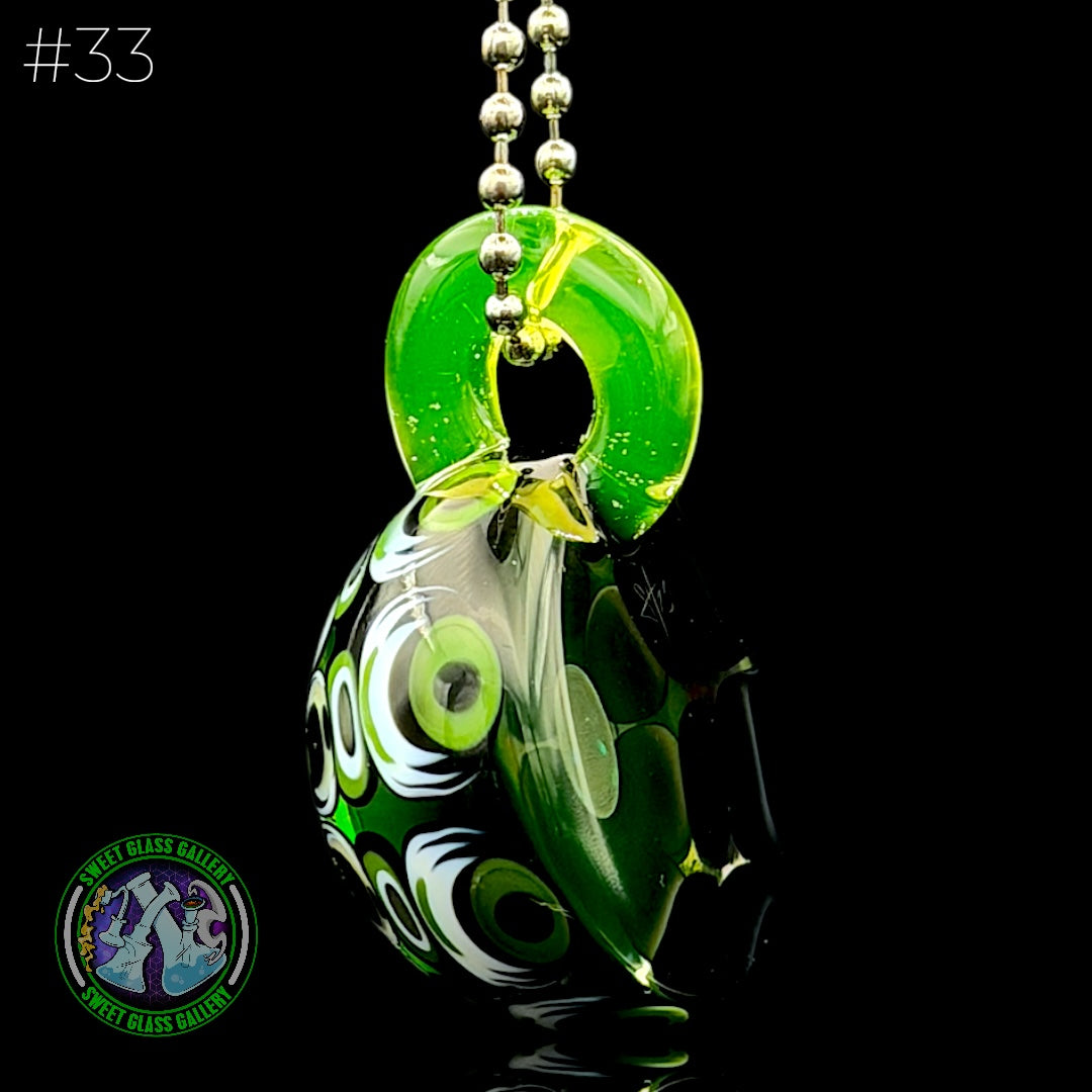 Steve H Glass - Pendant #33 - Dot Stack