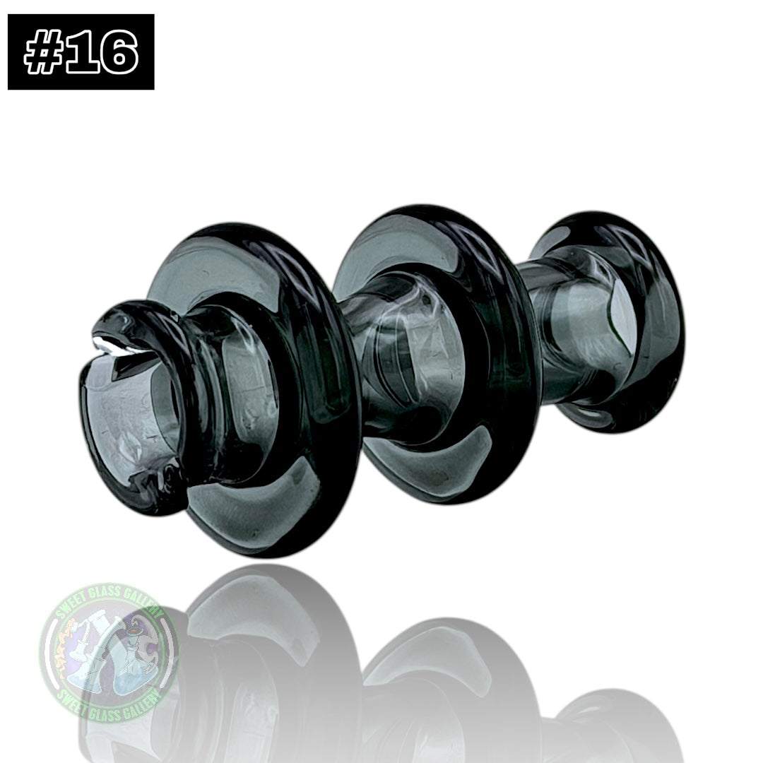 Rone Glass -Puffco Pivot Top #16 - Transparent Black