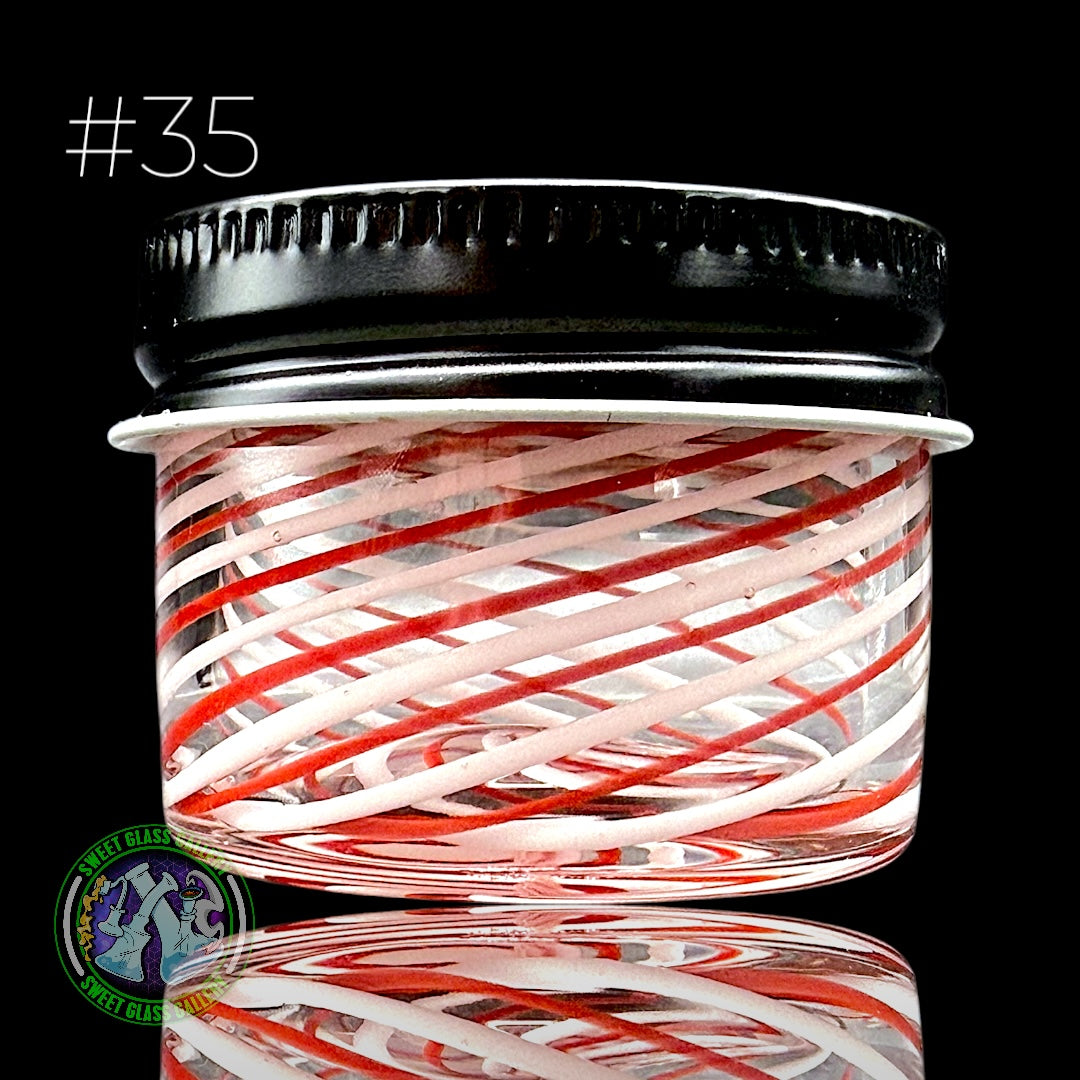 Ben’s Glass Art - Baller Jar #35 - Inside Out Tech