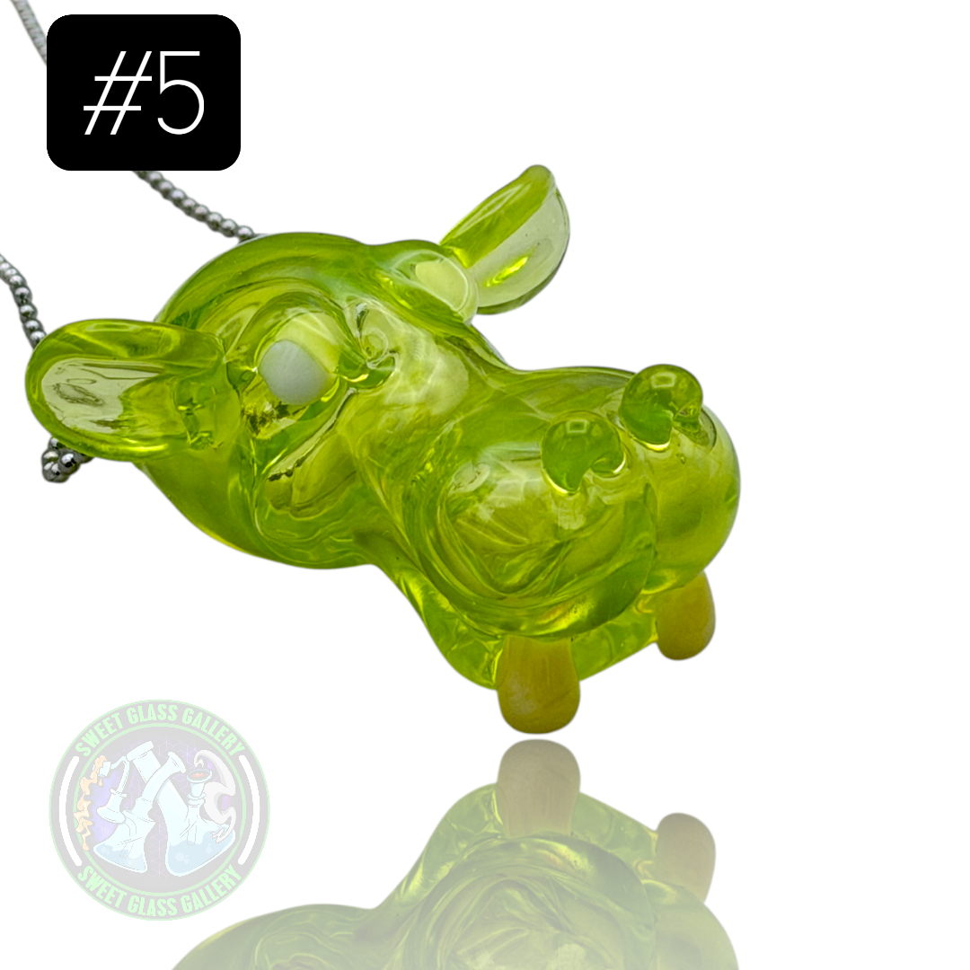 Tony Kazy Glass - Pendant #5 - Hippo Head
