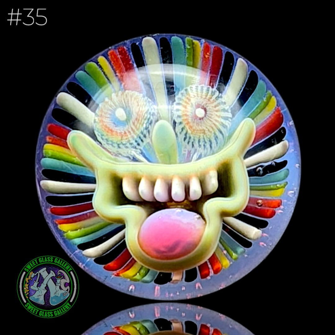 Steve H Glass - Marble #35 - Face Implosion