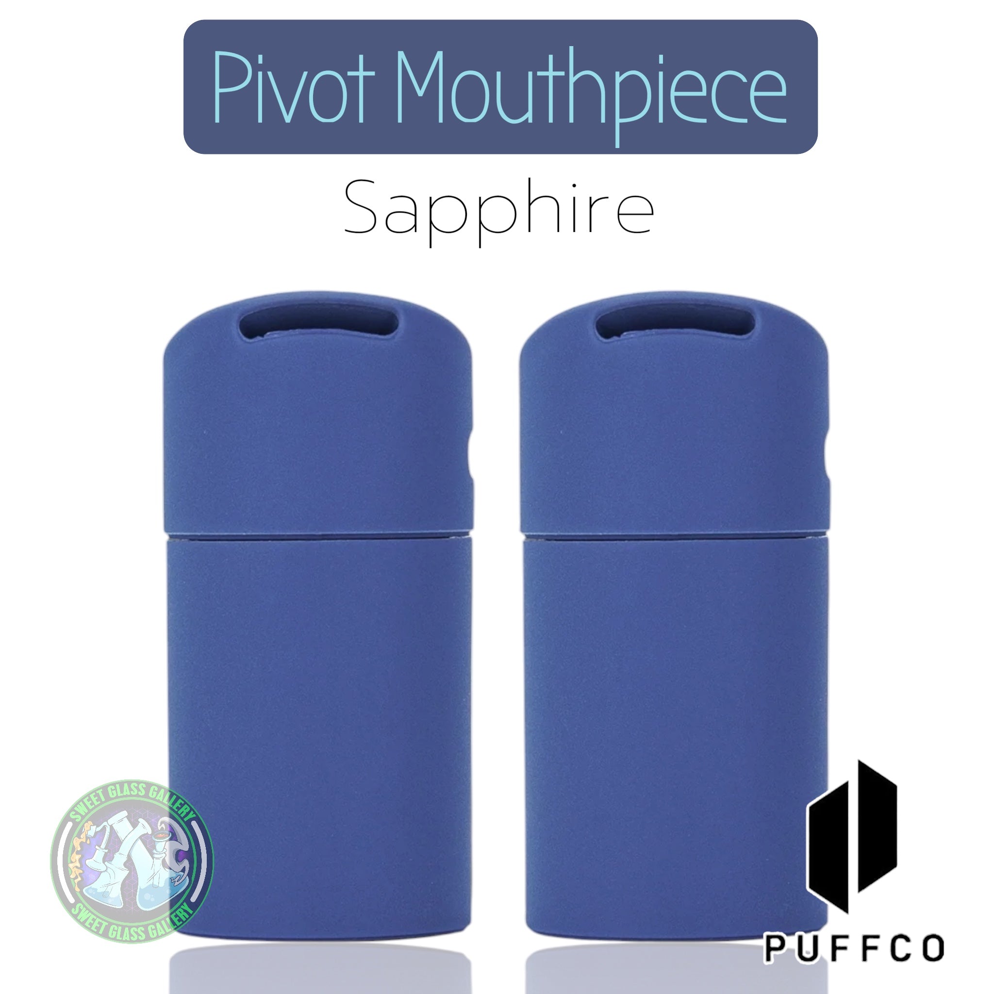 Puffco - Pivot Mouthpiece (2-Pack) - Sapphire