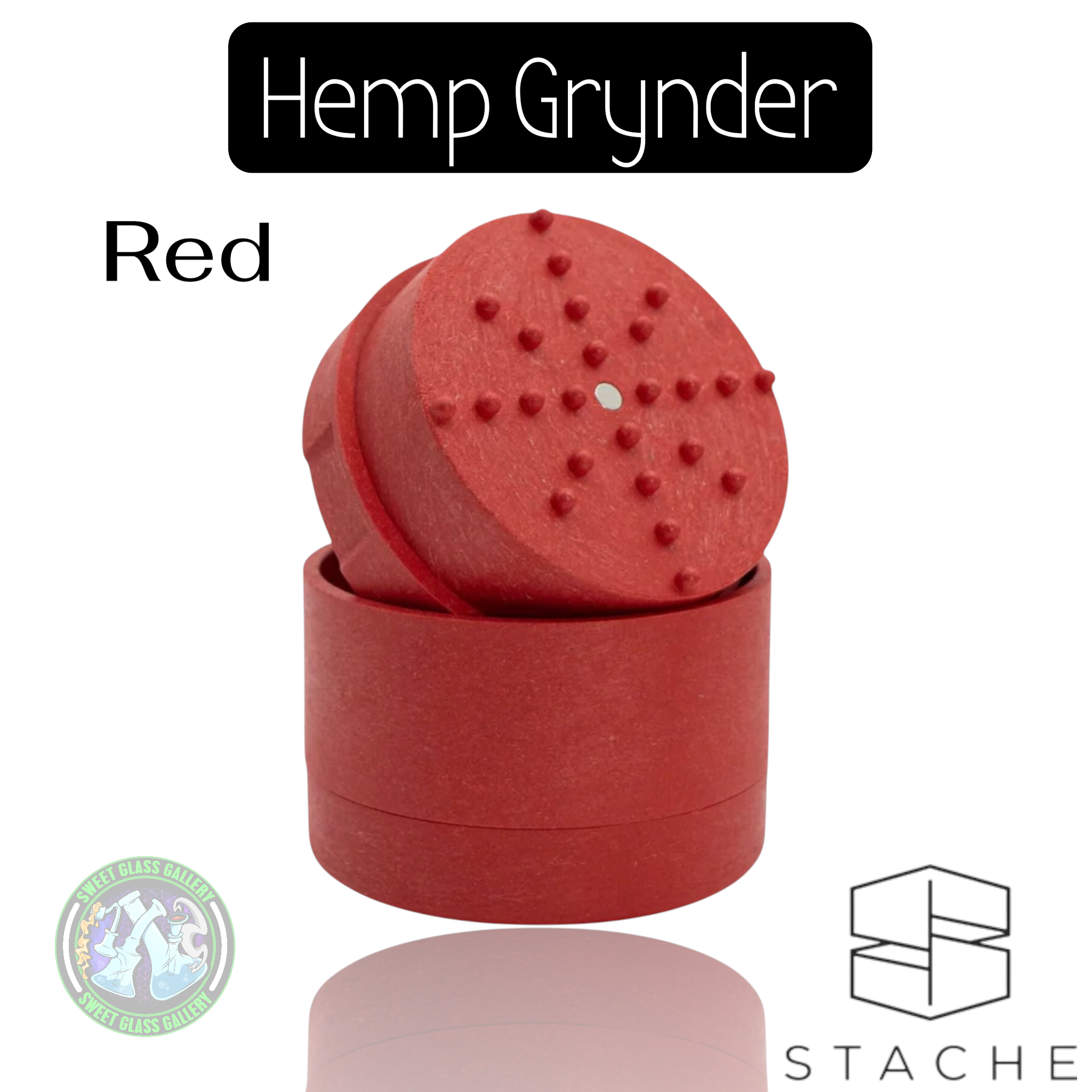 Stache Products - Hemp Grynder - Red